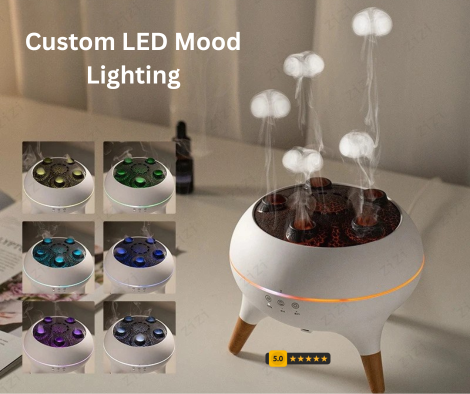 JellyMist™ - Ambient LED Jellyfish Humidifier & Diffuser