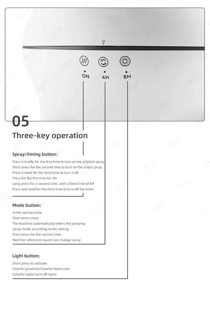 JellyMist™ - Ambient LED Jellyfish Humidifier & Diffuser
